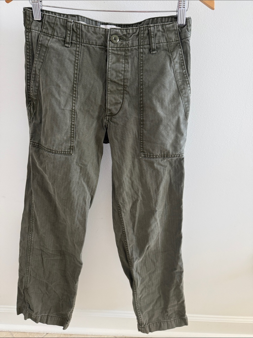 Jack & Jones Olive Utility Trousers